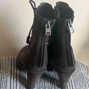 All Saints Grismby boots size 10  US women’s (41 eu) in gray navy